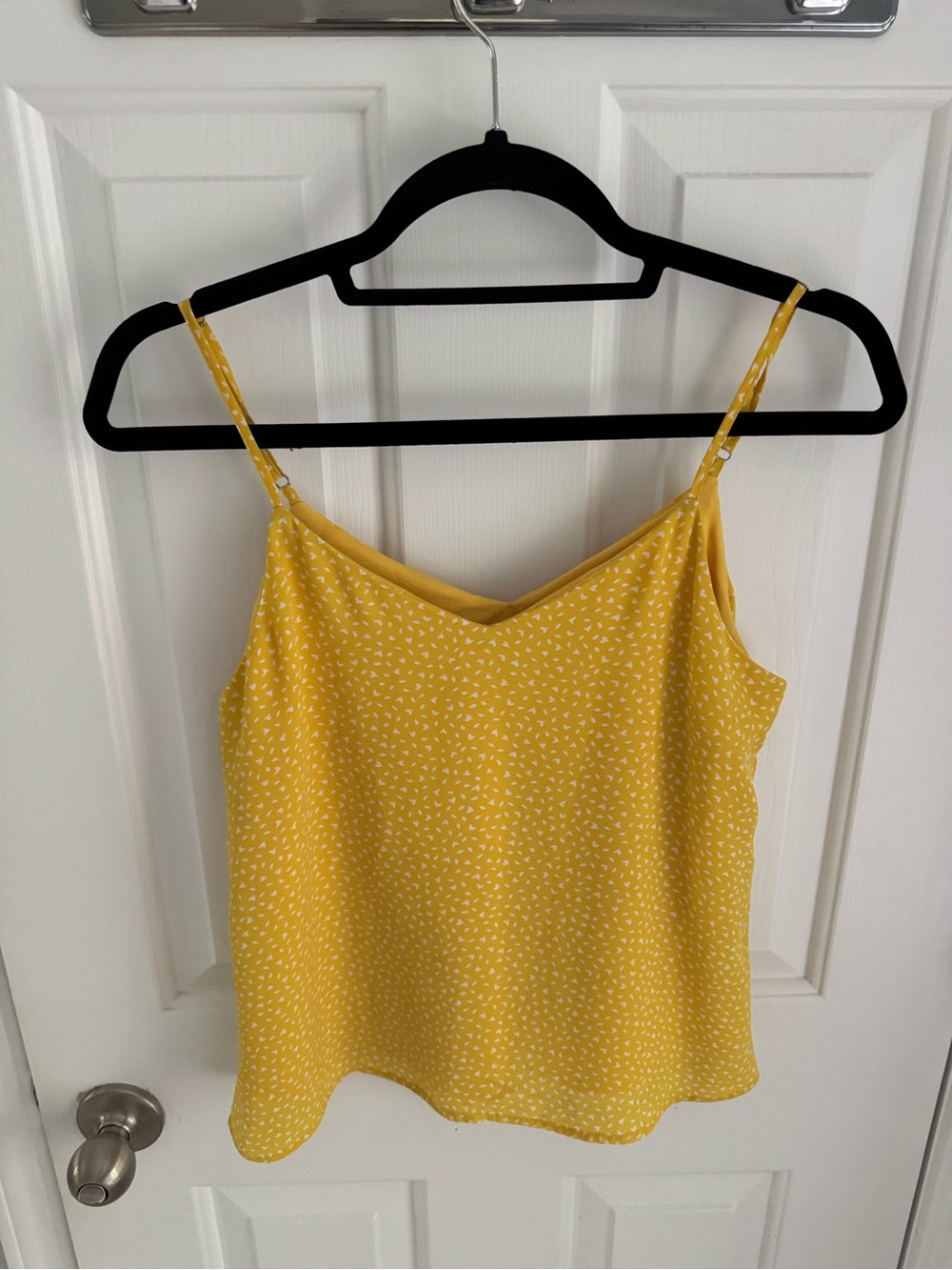 Banana Republic Yellow Spaghetti Strap Cami Tank Top